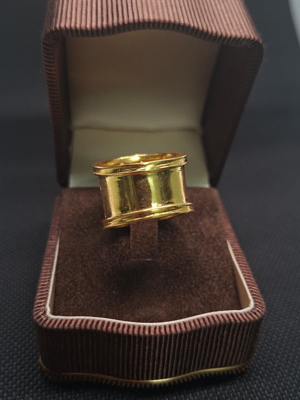 Anello fascia stile bizantino