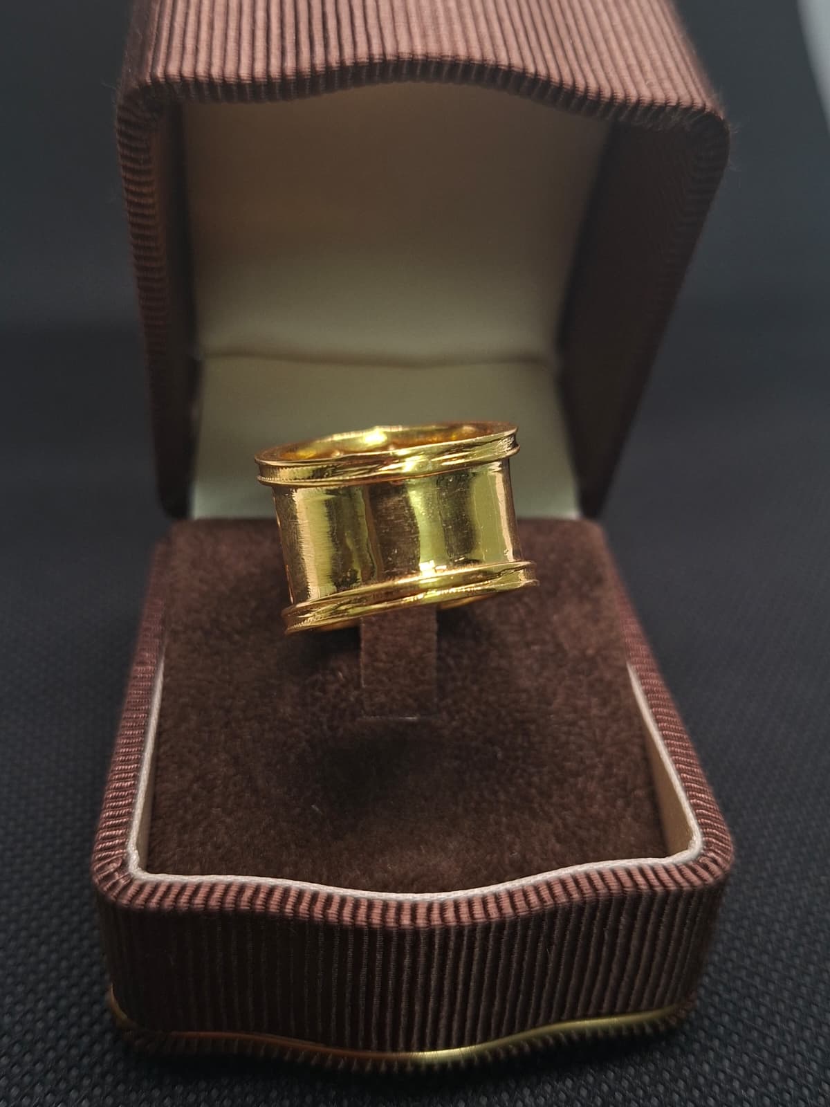 Anello fascia stile bizantino