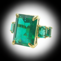 Anello cocktail con vignetta
